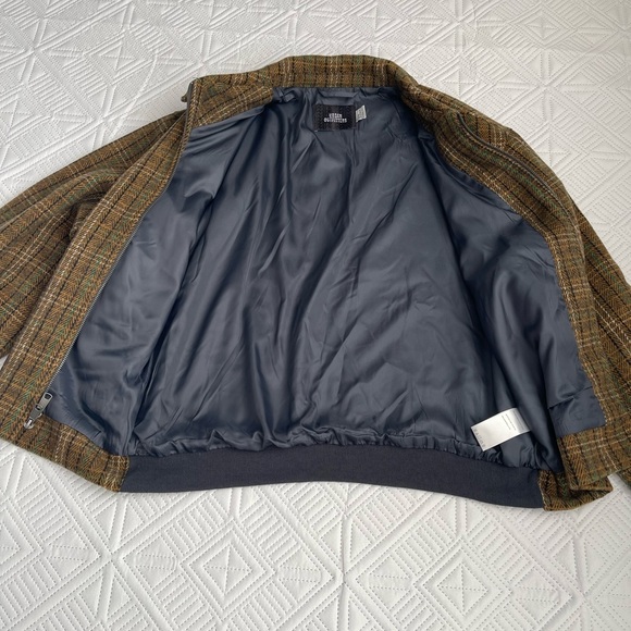 Urban Outfitters Plaid Brushed Zip Jacket Size Large - Picture 5 of 8